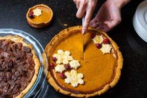 Traditional Thanksgiving Themed Fundraising Ideas like a pumpkin pie baking contest.