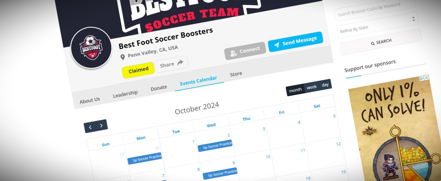 NEW! Event Calendar Update – Now Live