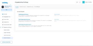Booostr Reports Section listing area showing the different types of reports available.